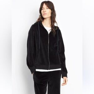 Vince - Velour Zip Up Hoodie Set